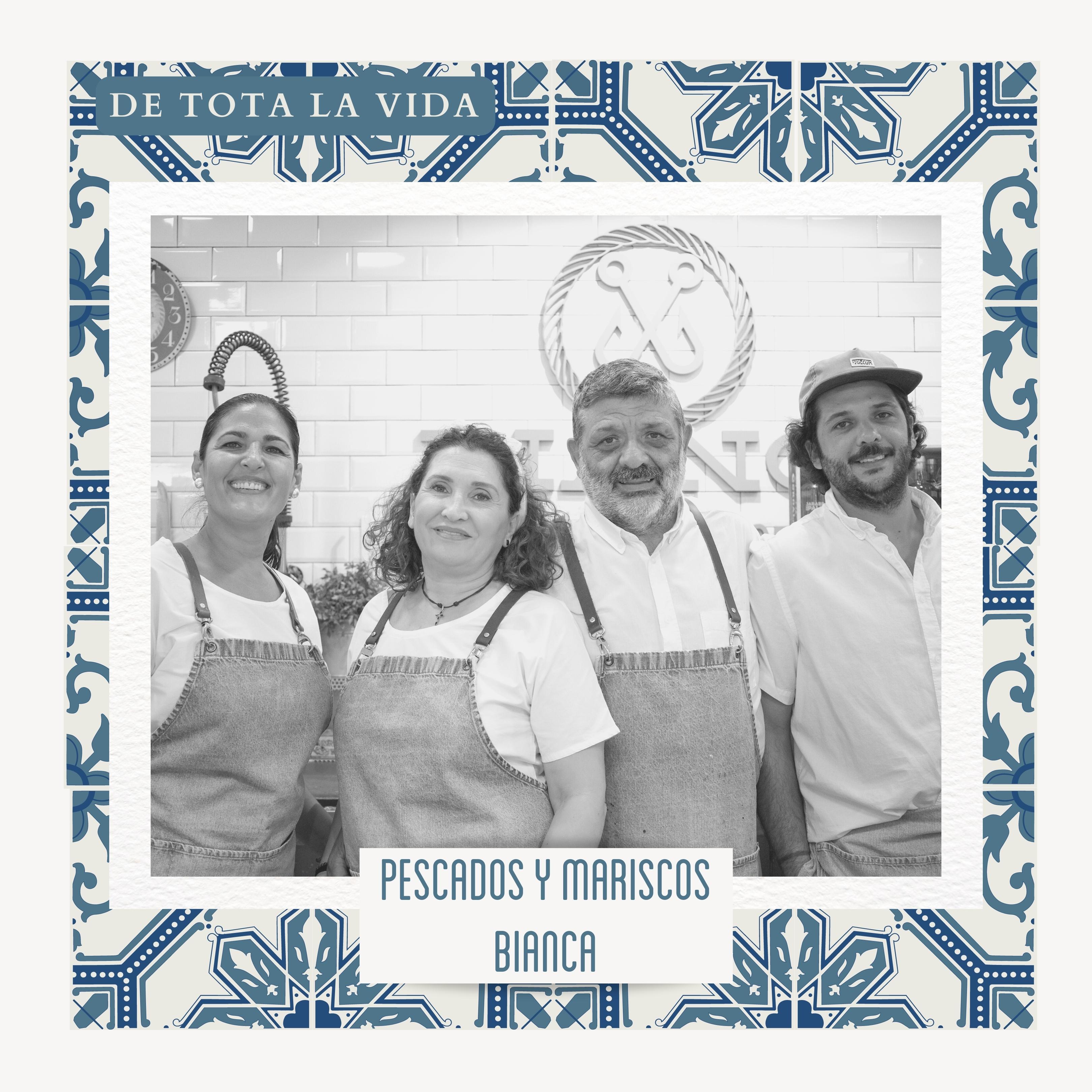 PESCADOS Y MARISCOS <br/>BIANCA